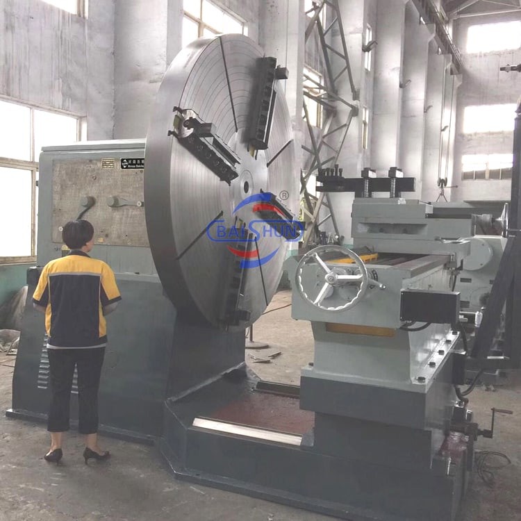 Professional Floor Type Facing Lathe Machine For Machining Automotive Wheel