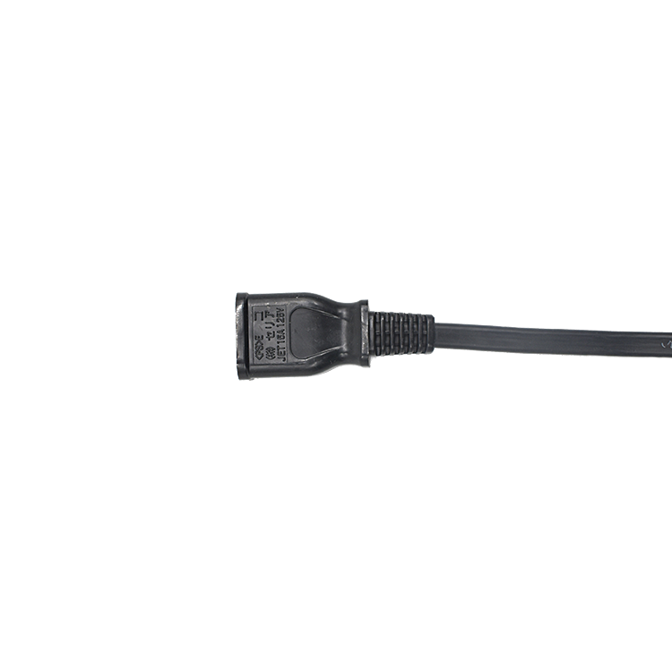 Consumer Electronics Japan PSE Certification 2 Pin 2 Prong Electrical PC Power Cord Cable with PVC Jacket Material