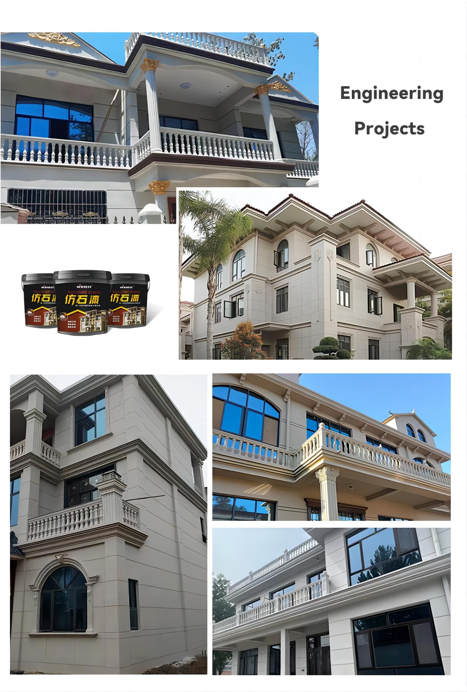 Various Colors Stone Effect Liquid Coating Marble Chip Paint for Decorative Granite Stone