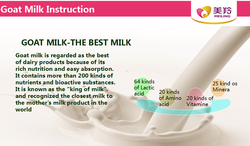 Sterilized Instant Infant Baby fat filled Formula Goat Milk Powder 800gm