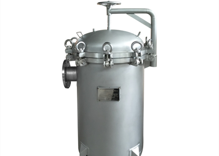 Top In Bottom Out Industrial Filter Housing Electrolytic Polishing 304 Housing Material