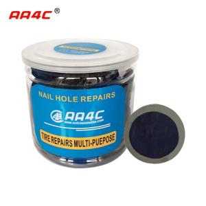 China AA4C round square full range size Euro US type tire repair patches mushroom cold repair plug patch nail tire repair patc wholesale