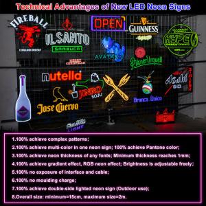 China Satom Wholesale Indoor Decoration Customized Beer Brand Logo Large Neon Sign wholesale