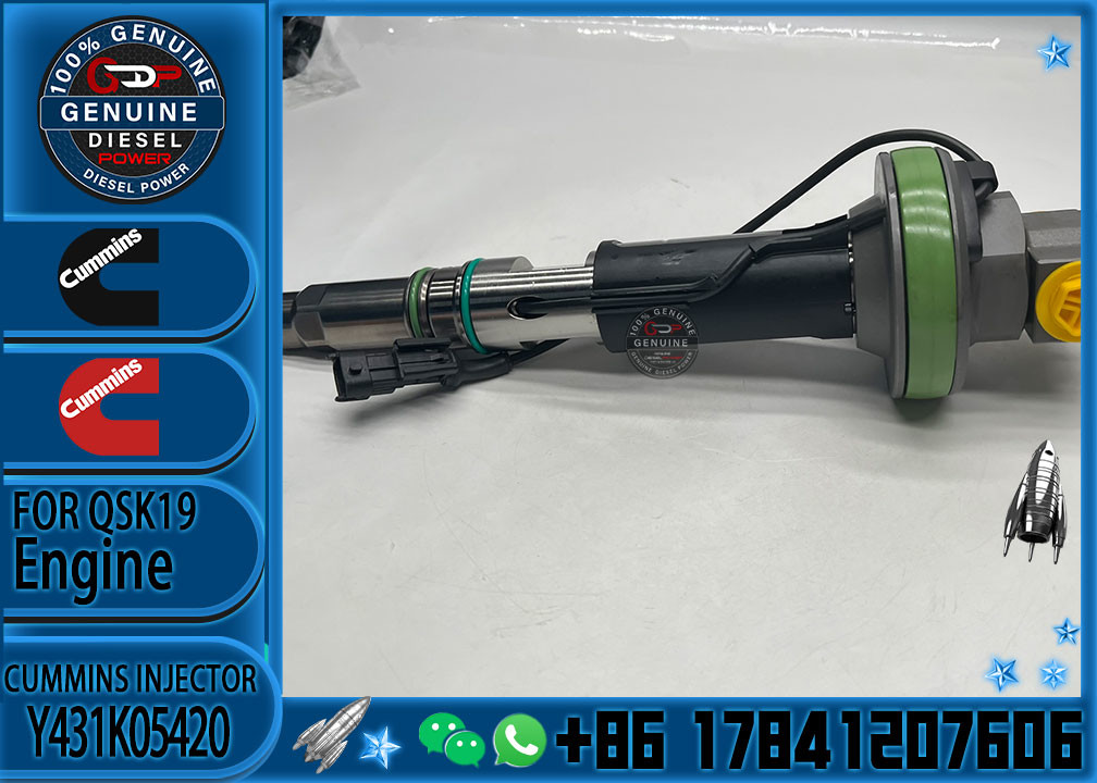 Diesel Fuel Injector Y 431 K05 420 For QSK19 38 50 60 Injector Y431K05420