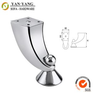 China 100mm high grade factory price metal sofa legs custom fruniture sofa legs SL-060 wholesale
