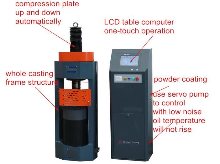 Automatic PC Compression Testing Machine with Servo Control