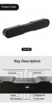 Immersive 120W Wireless Bluetooth Soundbar High Sensitivity and 4Ω Impedance