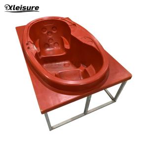 China Made in China oval spa hot tub mold wood-fired acrylic hot tub mould 2-person outdoor spa bathtub fiberglass FRP spa poo wholesale