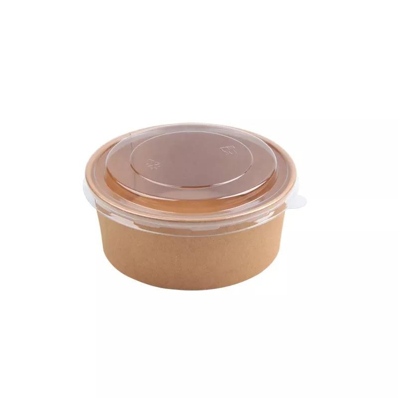 Disposable Custom Printed Fine Food Packaging Box Container Beverage Double PE 8 Oz Disposable Soup Bowls