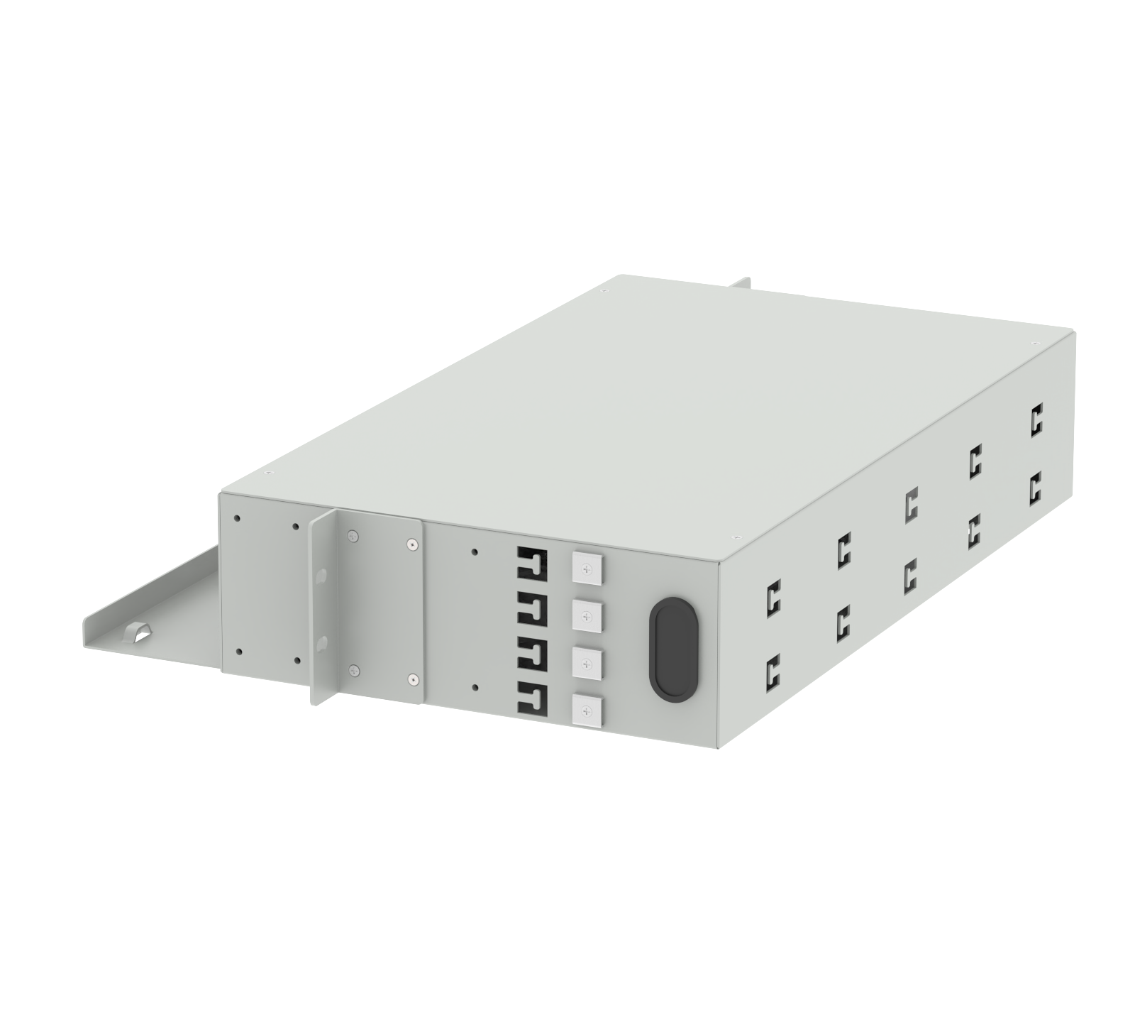 5 LC APC 48 Ports 19 Inch Optical Fiber Patch Panel for ODN Network FTTH Applications