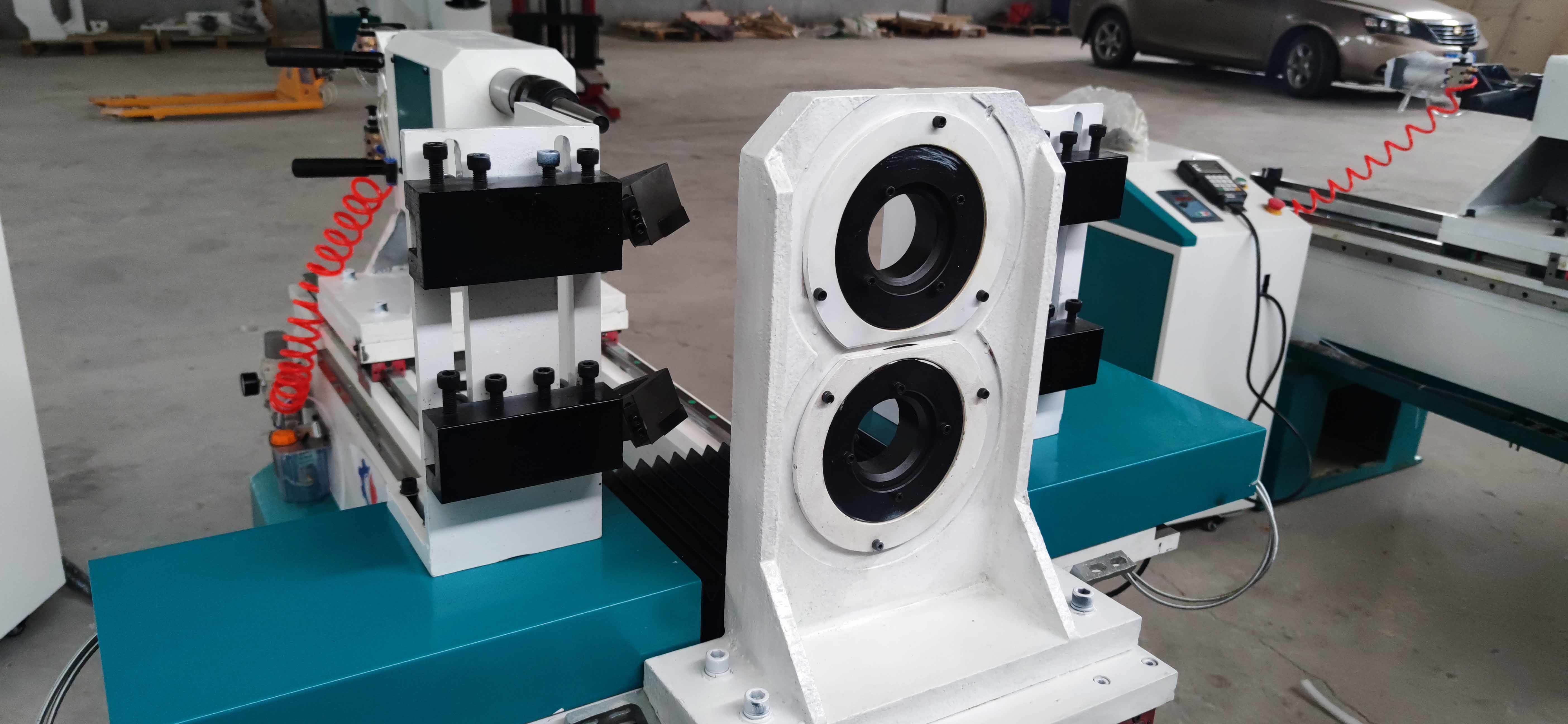 KC1530D CNC WOOD LATHE FACTORY IN CHINA DOUBLE SPINDLES CNC WOOD TURNING LATHE