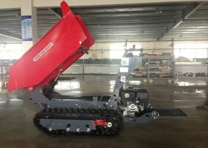 China Building Construction Mini Dumper Hire , 800kg Loading Capacity Powered Mechanical Wheelbarrow wholesale