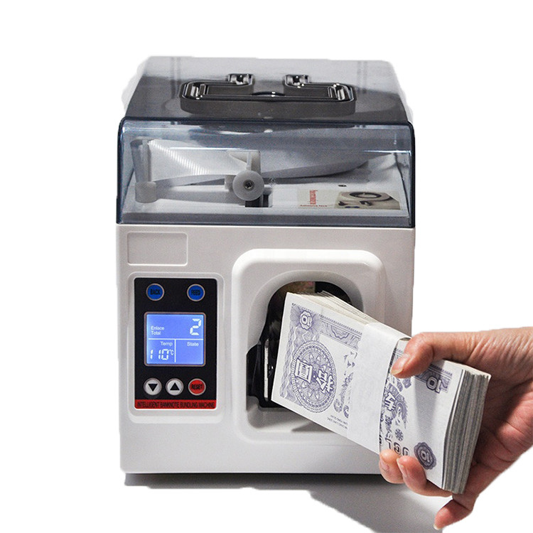 Professional Bank Use Heavy-Duty Money Strapping Machine With Microcomputer Control