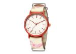 3ATM Waterproof Nylon Band Watches Candy Color Print For Girl And Lady