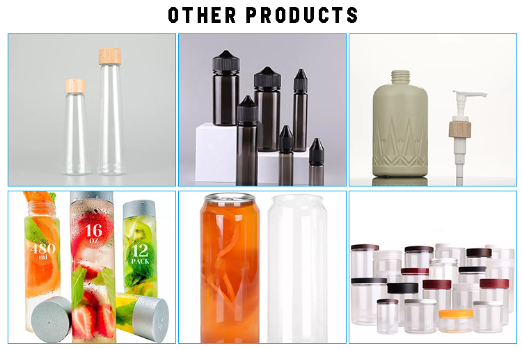 Wholesale Food Grade 100ml Square Transparent PET Plastic bottles