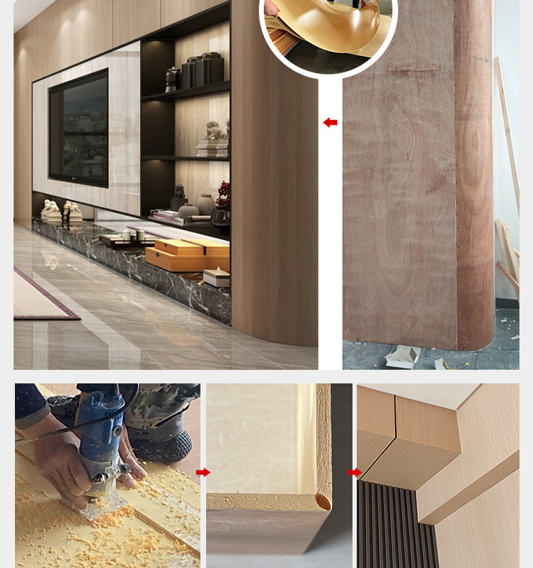 Interior Decoration Waterproof Metal Bamboo Charcoal Fibre Board Customizable