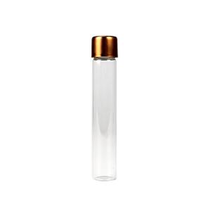 China Clear Glass Preroll Tubes 120mm Length Plastic Lid Child Resistant wholesale