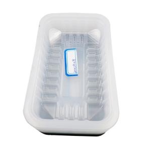 China Body Fitted Vacuum Formed Plastic Trays 130mm*240mm Disposable Food Platters wholesale