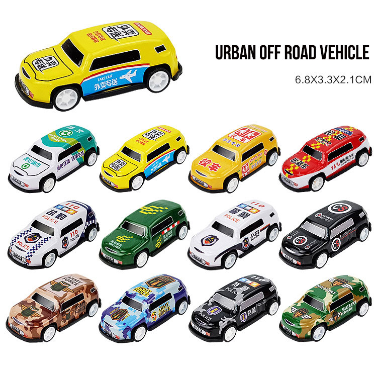 Alloy Car Mini Simulation of Rebound Force Drop Resistant Car for Kids Children's Toy Car