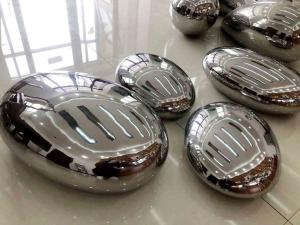 China Stainless Steel Outside Garden Statues Welding Metal Lawn Ornaments wholesale
