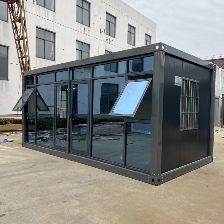 Detachable Container House Metal House Steel Frame Modular Homes For Temporary Accommodation With Sandwich Panel Door