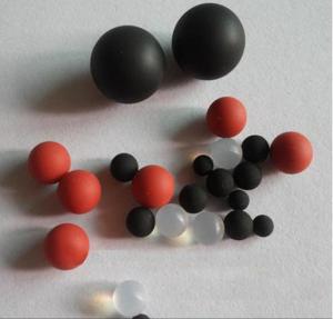 China Pump NBR Solid Rubber Ball , Rubber Bouncing Ball High Elasticity ROHS REACH wholesale