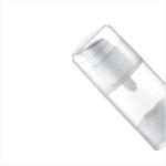 Oval plastic cosmetic airless container 30ml 50ml PP airless bottle