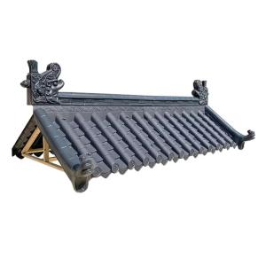 China Japanese Tea House Lightweight Artificial Plastic Resin Roof Tile wholesale