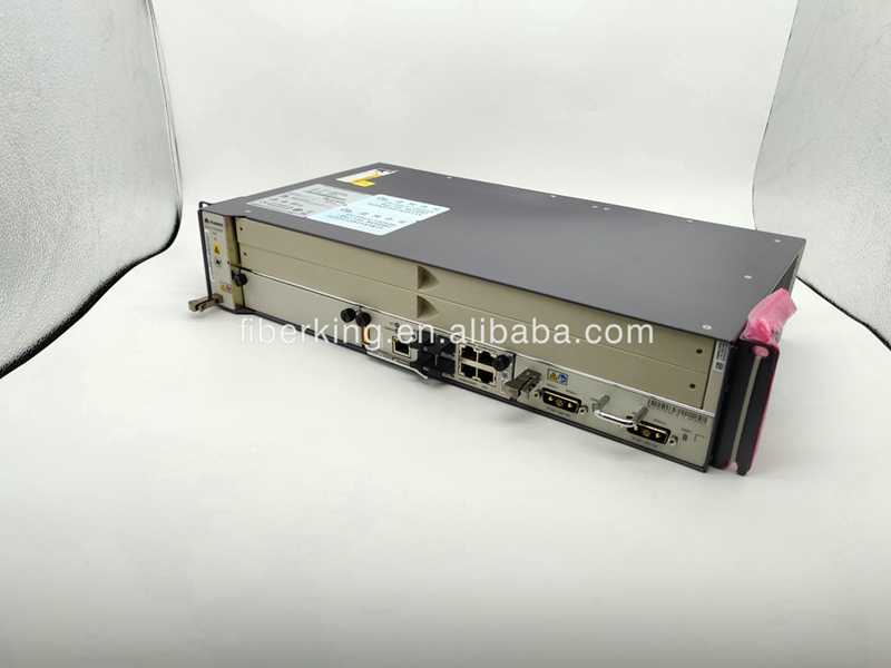 Huawei MA5608T OLT chassis with 1xMCUD 1xMPWC single GE DC power optical line terminal