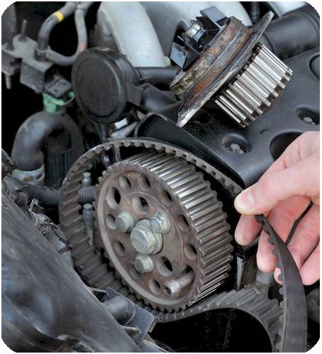 CR Glass Fiber Fabric Rubber Industry Engine Timing Belts ISO/TS16949 Certified