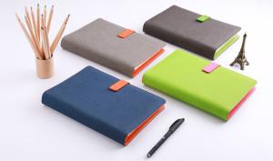 China High quality colorful cover optional PU leather hardcover ring binder planner wholesale