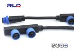 PA66 Industrial Waterproof Cable Splitter Wire Molding For Power Supply