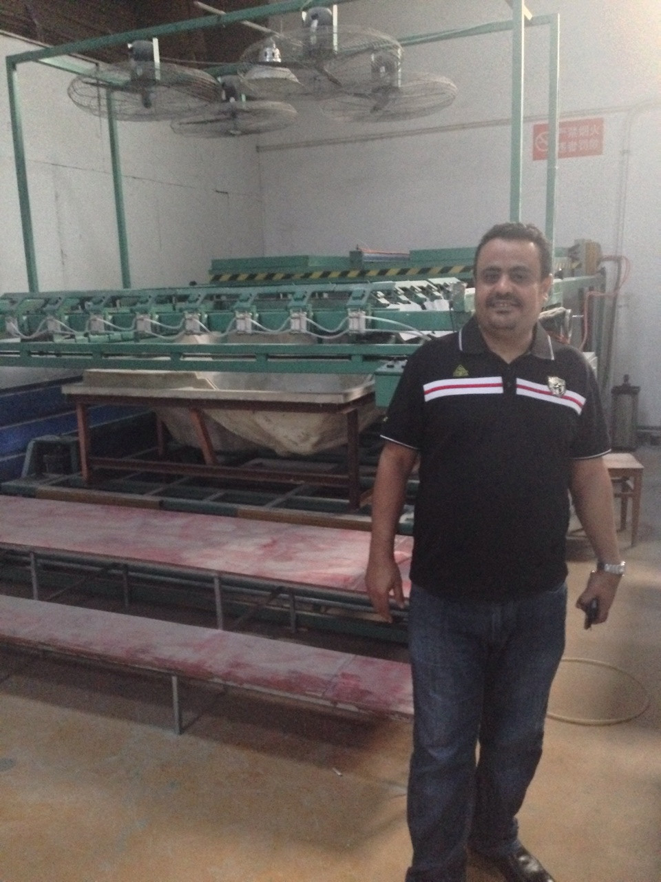 bathtub making skills training--customer from Algeria, Alger