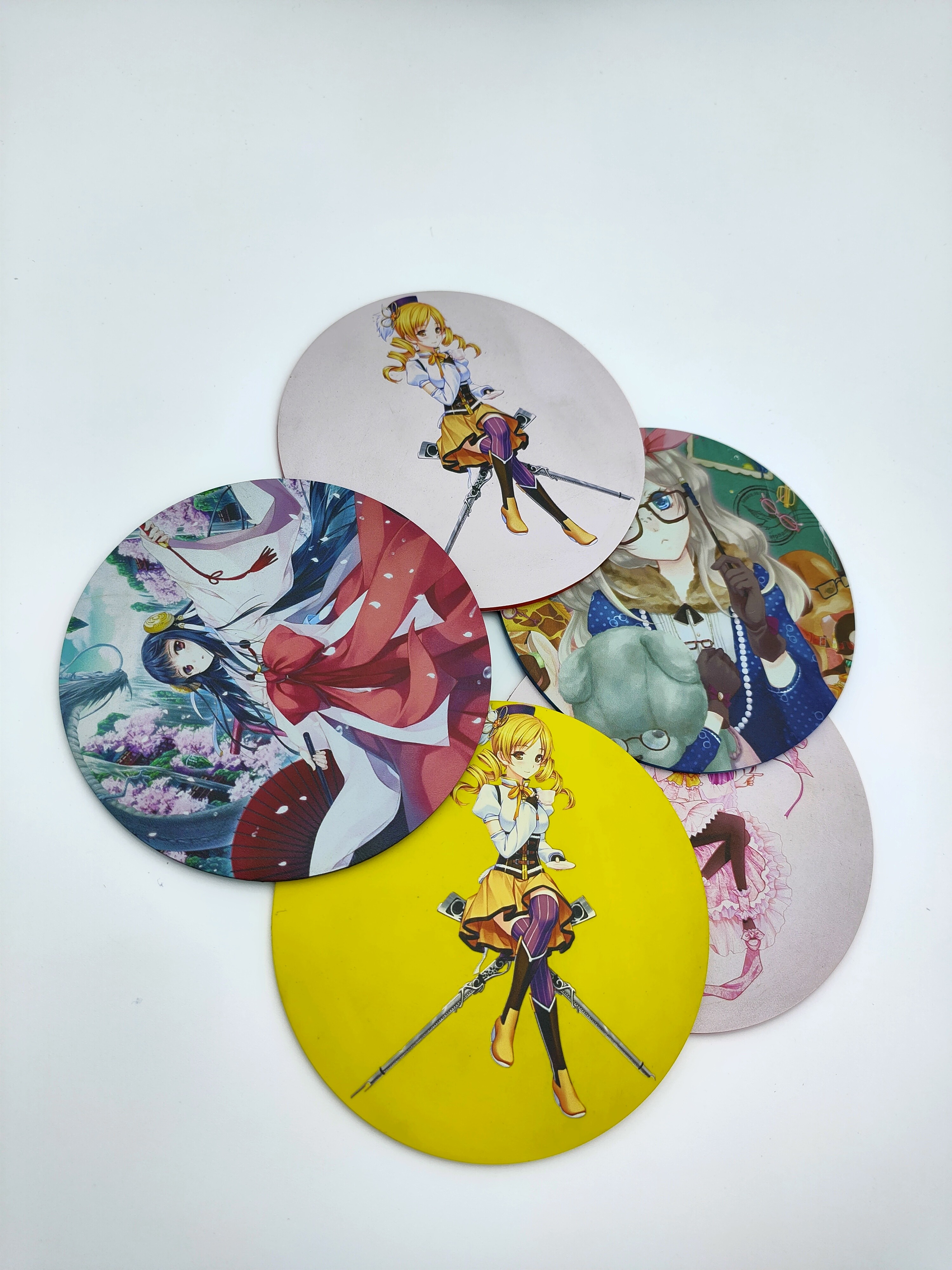 Anti Slip Coffee Table Cup Coaster 2D Design Inkjet Printing