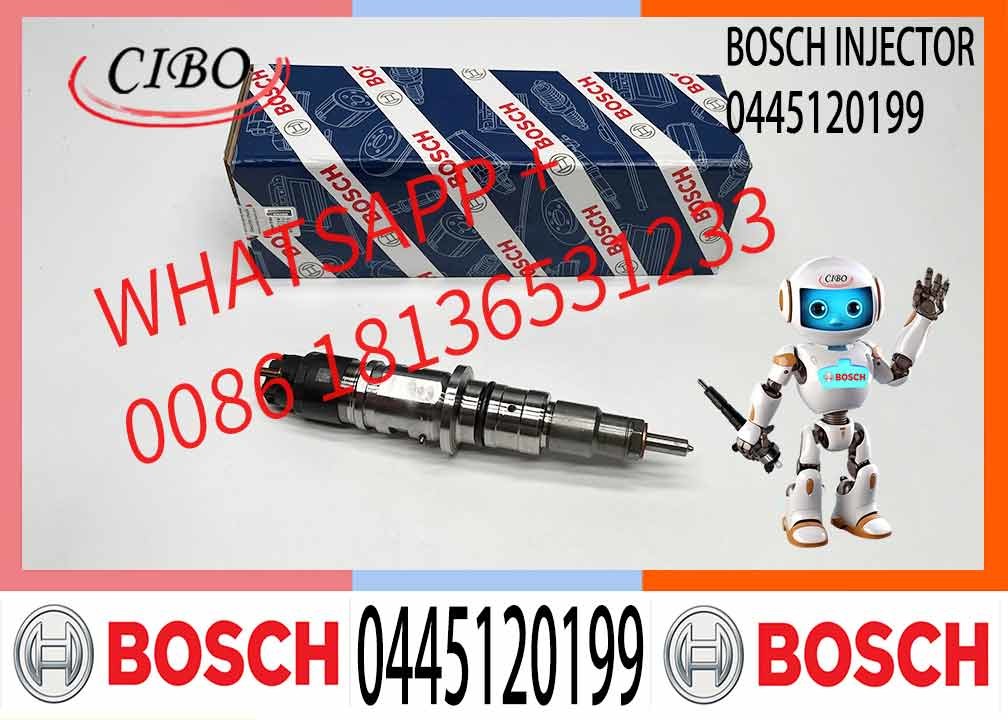 Diesel Fuel Injector Common Rail Diesel Injector Engine Nozzle Engine Parts 0445120199 For Cummins