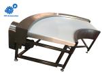 Food Industry 90 Degree Curve Conveyor SS 304 2500mm * 600mm * 900mm