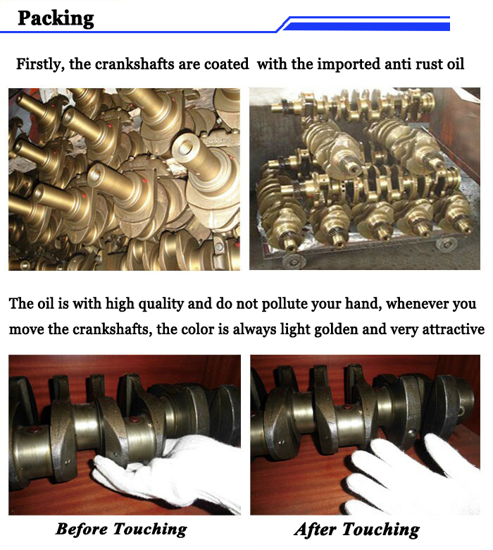 Diesel Engine Mercedes Benz Replacement Parts OM366 366 030 1602 Crankshaft High Accuracy