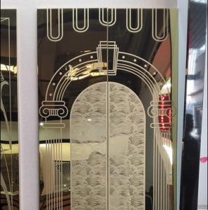 China 2019 Mirror Etched Elevator Stainless Steel Gold Sheet Interior Metal Wall Panels From China Manufacturer wholesale