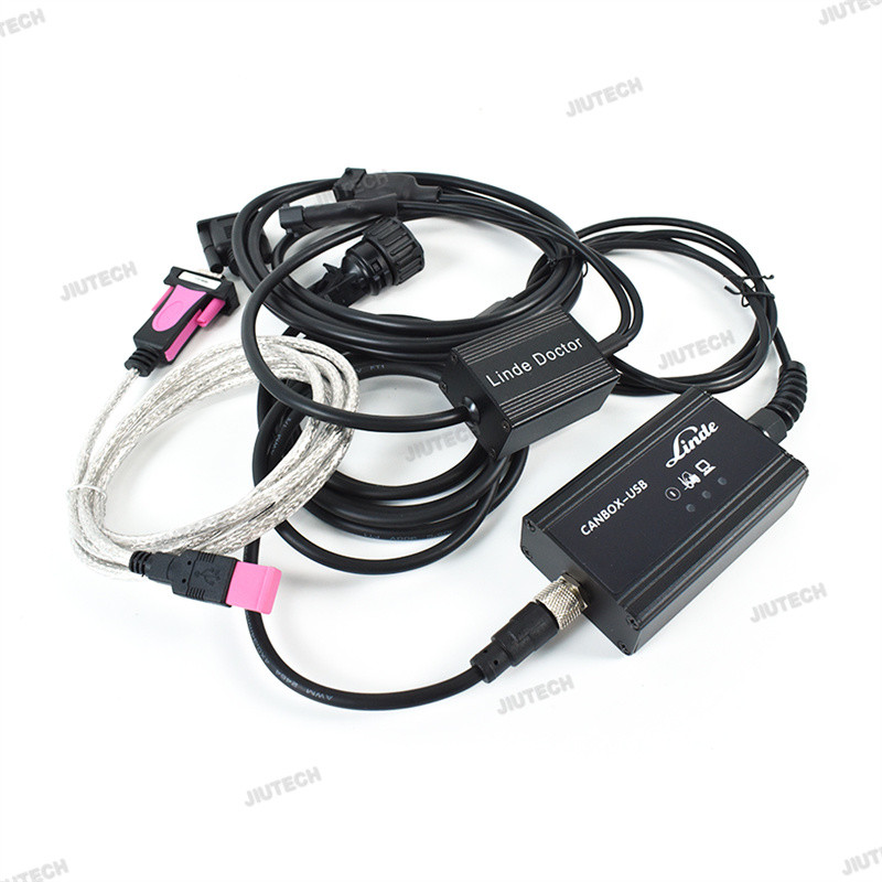 Forklift diagnosis scanner for linde canbox doctor with FZ G1 tablet linde pathfinder diagnostic software Linde forklift