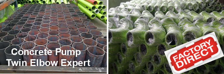 Twin Wall Concrete Pump Bend Pipe Elbow For Pm Sany Zoomlion 67 HRC