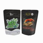Child Proof Mylar ziplockk Pouches Waterproof Resealable Edible Packaging Bags