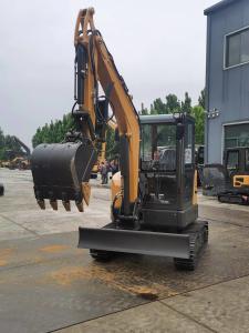China Closed Cab 4ton Chinese Small Excavator Comfortable Operation wholesale