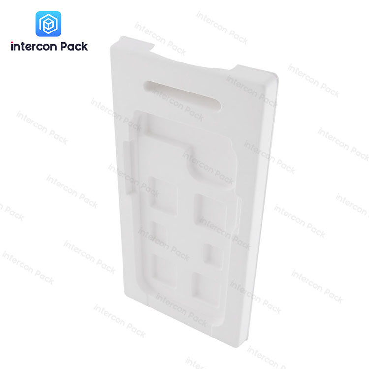 Disposable Sugarcane Pulp Containers Molded Pulp Ovenable White Color