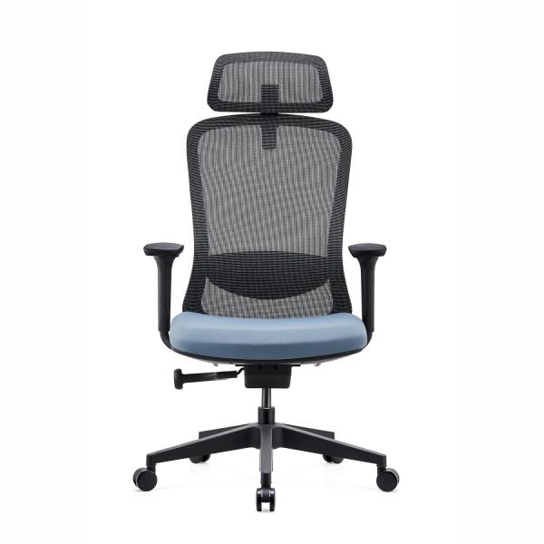 Commercial Furniture 3D Adjustable Executive Ergonomic Chair with Stainless