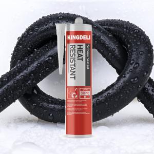 China Black Mastic Silicone Sealant , 300ml Waterproof Glue For Aquarium wholesale
