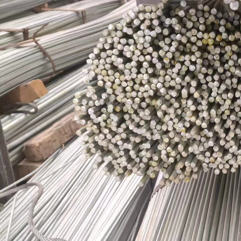 Low Zinc Coating Hot Rolled Round Carbon Steel Bar For Construction