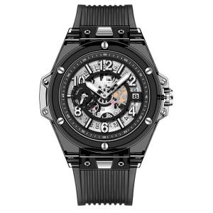 China Japanese Quartz Crystal Watch Waterproof Fashion Transparent Silicone Lovers wholesale