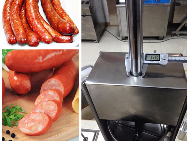 Commercial Stainless Steel Sausage Stuffer Rapid Filler Machine / Electric Vacuum Filler