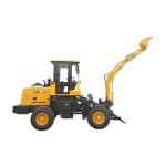 Axle Isuzu Type 42KW 4 Ton Hydraulic Wheel Excavator With Hydraulic Hammer