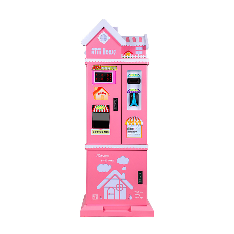 Smart Automatic bills to coins Token Exchange Machine Indoor Laundry